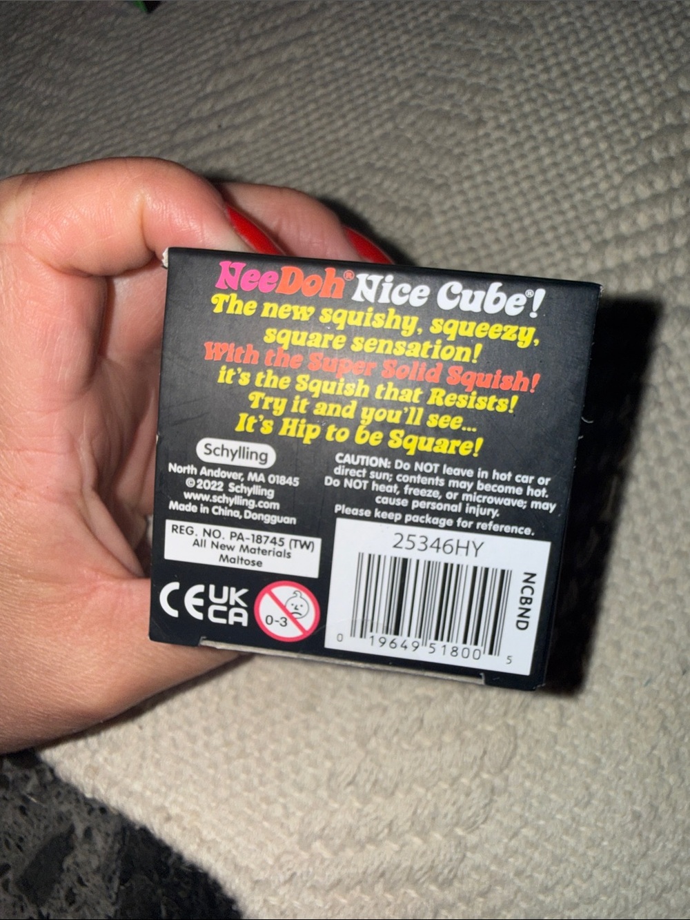 NEEDOH ICE CUBE SUPER SOLID SQUISH NWT - Picture 3 of 3